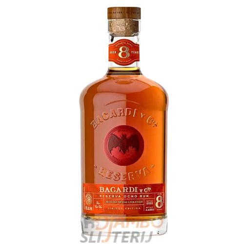 Bacardi Reserva Ocho 8 Years Sevillan Orange Cask 700ml