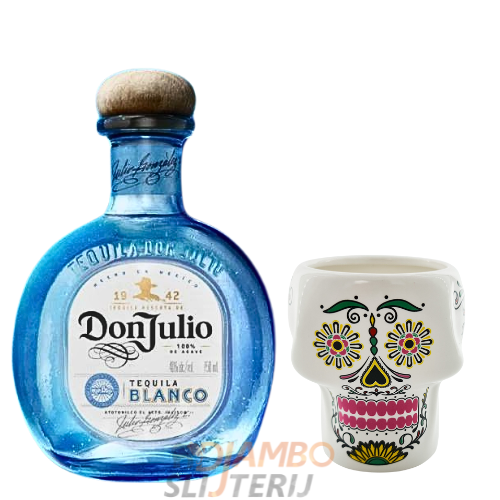 Don Julio Blanco 700ml met 1 mug