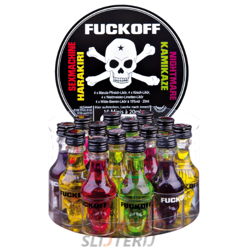 Fuck Off Likeur Shotjes 16x20ml