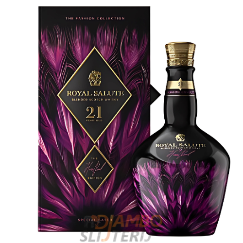 Chivas Regal Royal Salute 21YO The Fashion Edition by Harris Reed 700ml (paars)