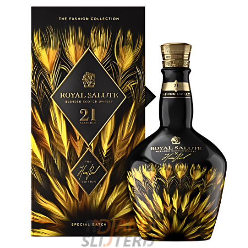 Chivas Regal Royal Salute 21YO The Fashion Edition by Harris Reed 700ml (geel)