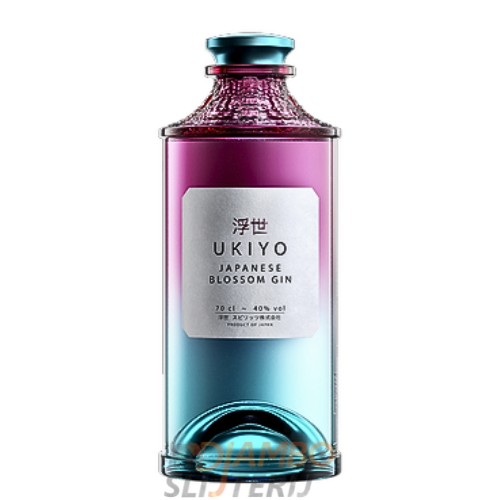 Ukiyo Japanese Blossom Gin 700ml